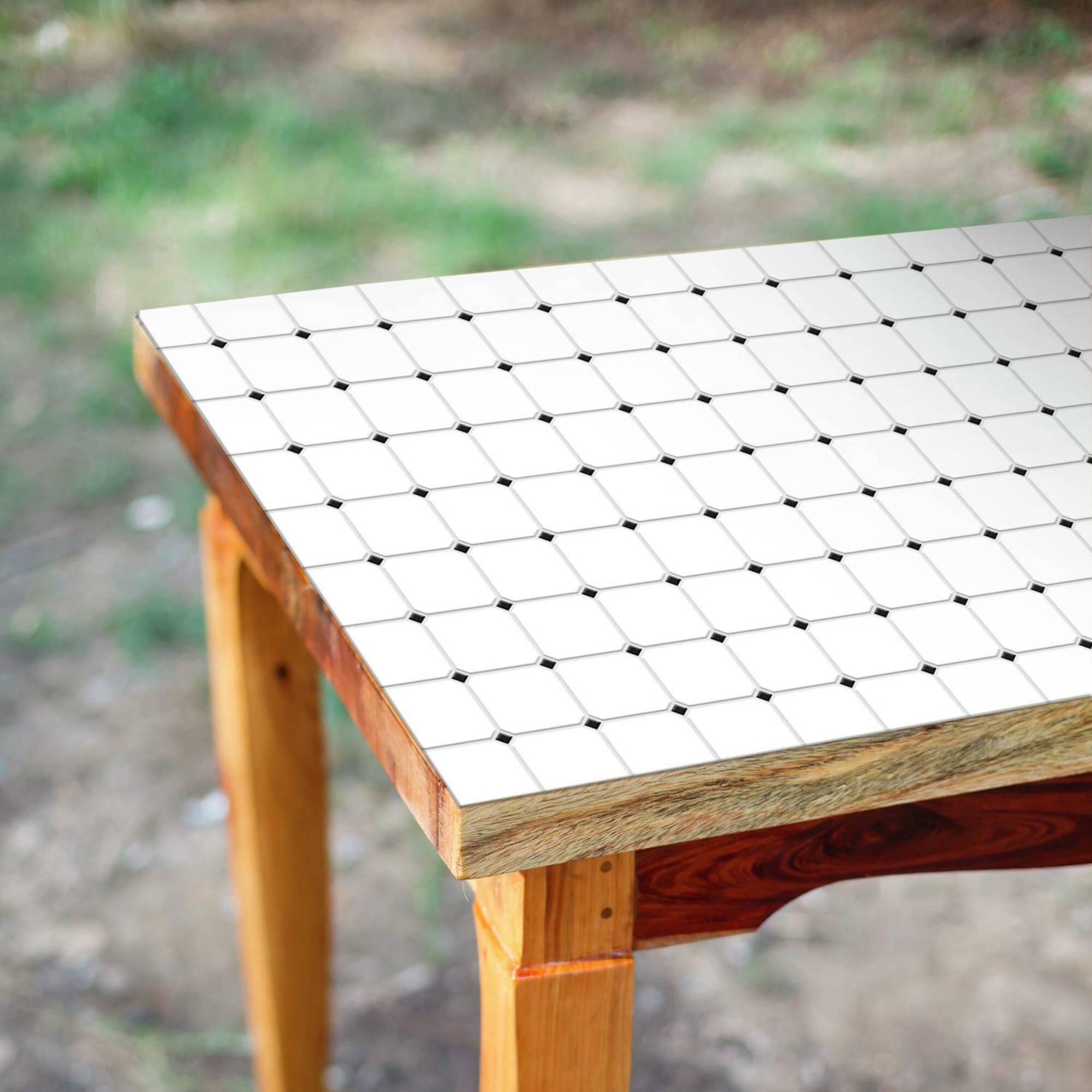 RoomMates Black & White Diamond Backsplash StickTiles®